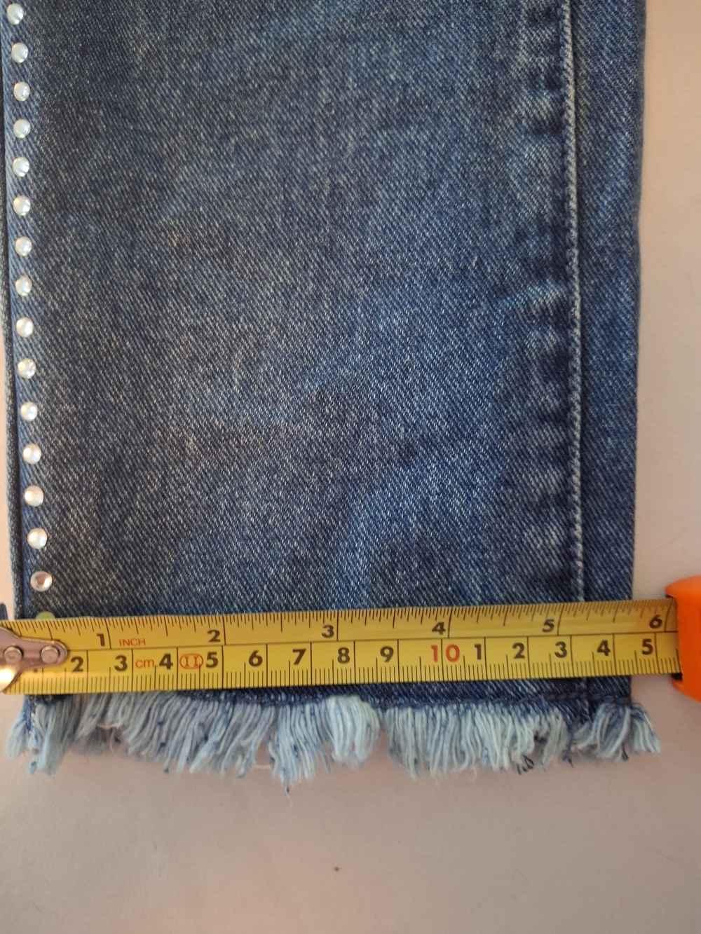 Dolls Kill/ Bratz Straight-Leg Jeans with Stud Trim On Pockets And Sides. Lady S - Picture 9 of 12